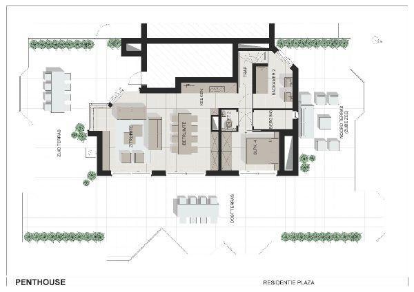 Apartament Duplex Penthouse Plaza De Panne Pokój zdjęcie